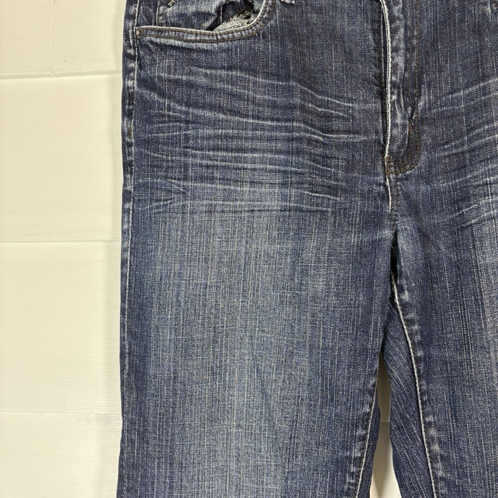 Kenneth‎ Cole New York Men's Distress Denim Blue Jeans Straight Leg Size 34×32 - Picture 3 of 12
